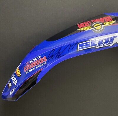 COOPER WEBB SIGNED #17 Star Racing Yamaha 250 Race Used Front Fender