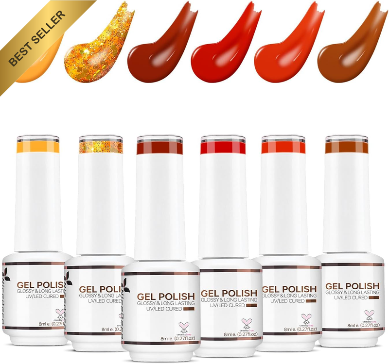 Gel Nail Polish Set, UV/LED Soak-Off Gel Polish Nail Art Manicure Pedicure, Salo