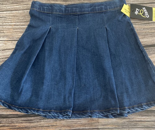 sheller シェリエ　box pleated denim skirt. box pleated denim skirt. – shéller / シェリエ
