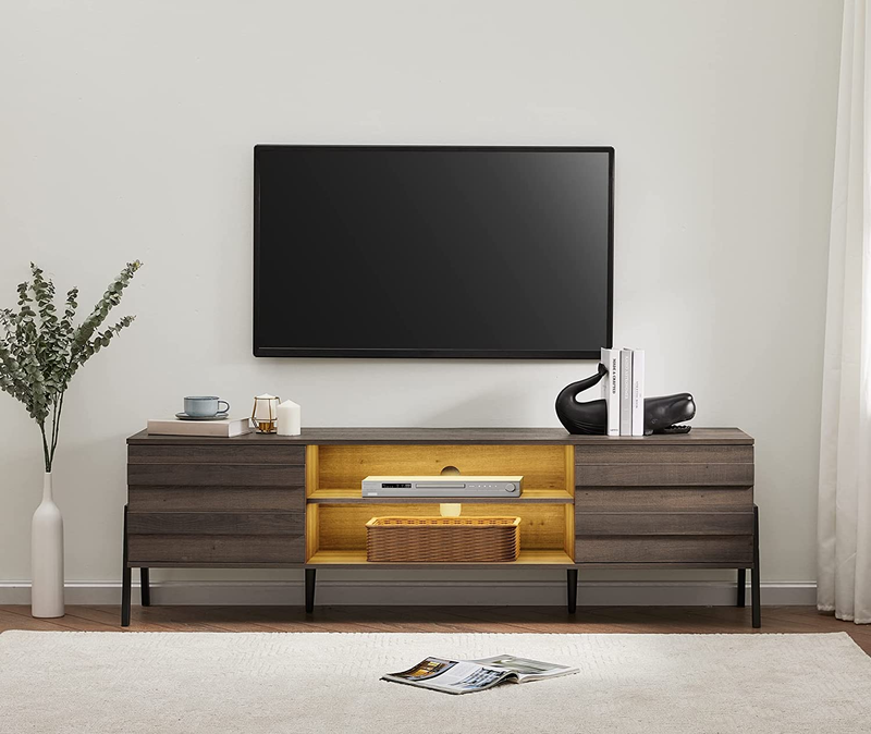 For Tvs Up To 75 Inch Flat Screen Wood Tv Consol