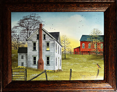 Billy Jacobs Morning has broken Decorator Art Print-Framed (Wood) 14.5 x 11.5