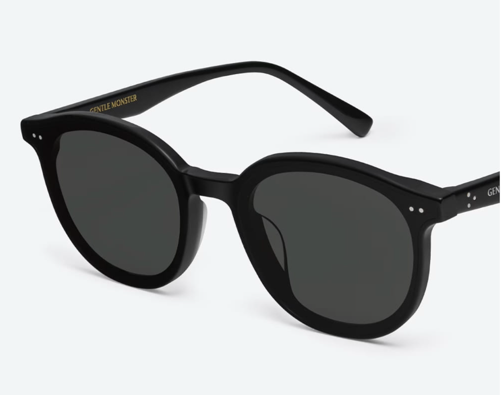 Pre-owned Gentle Monster Authentic  2024 Born 01 Acetate Black Sunglasses