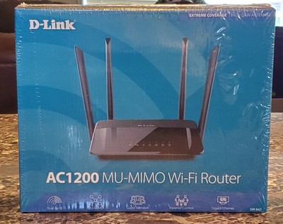 NEW D-Link Wireless AC1200 MU-MIMO Dual Band Wi-Fi Router FACTORY WRAPPED 
