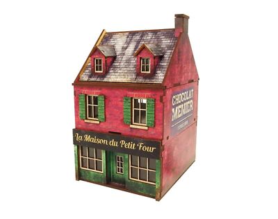 Micro Art Studio: WW2 Normandy Cafe HDF Prepainted Terrain