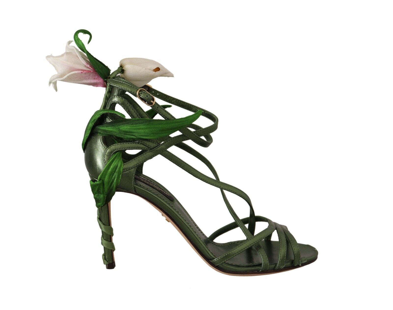 DOLCE & GABBANA Shoes Sandals Acid Green Leather Strappy DOLCE & GABBANA Shoes Sandals Acid Green Leather Strappy