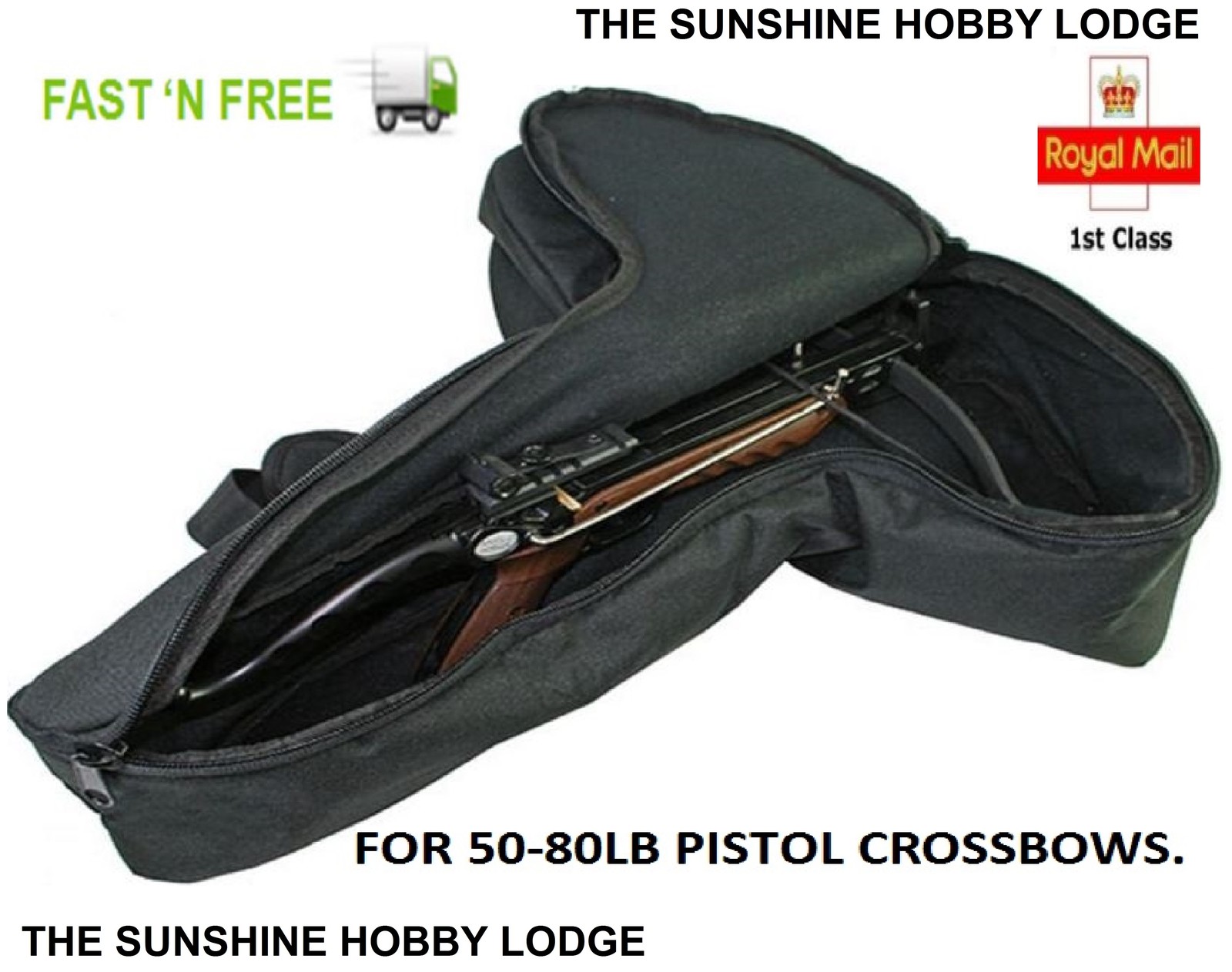 Pistol Crossbow Case Padded Zip Up Pistol Xbow Bag For 50lb & 80lb Pistol Bows 5060382743938 eBay