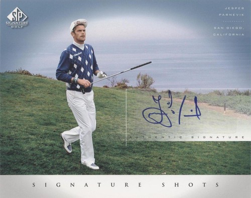 2004 SP Signature - Jesper Parnevik #JP