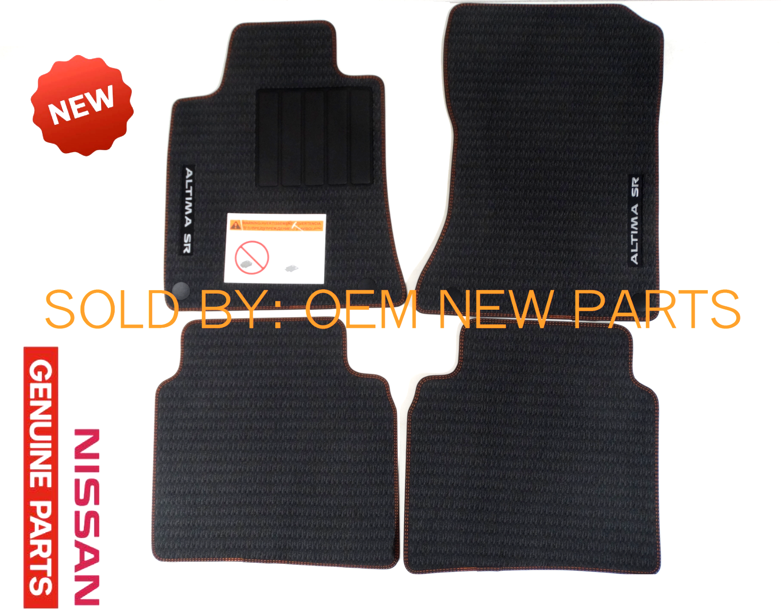 matts　27.0㎝ 2019-2024 Nissan Altima SR Genuine OEM Carpet Floor Mat sets