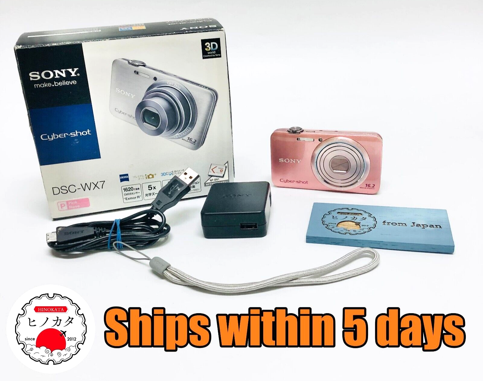 Sony Cyber-Shot DSC-WX7 16.2 MP Digital Camera Pink Used | eBay