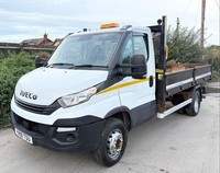 2019 IVECO DAILY 72-180 TARMAC CHUTES DROPSIDE TIPPER 7.2TON EURO-6 ULEZ 3 SEATS