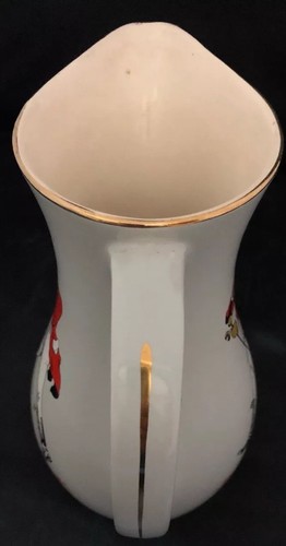 Johnnie Walker Red Label Pitcher Staffordshire Pottery Made In England