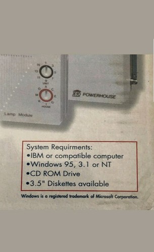 X10 CK11A ActiveHome PC-Based Wireless Home Automation System