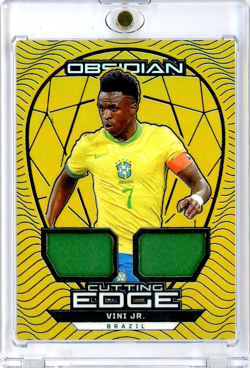 2024-25 Panini Obsidian Soccer Vini Jr Cutting Edge Dual