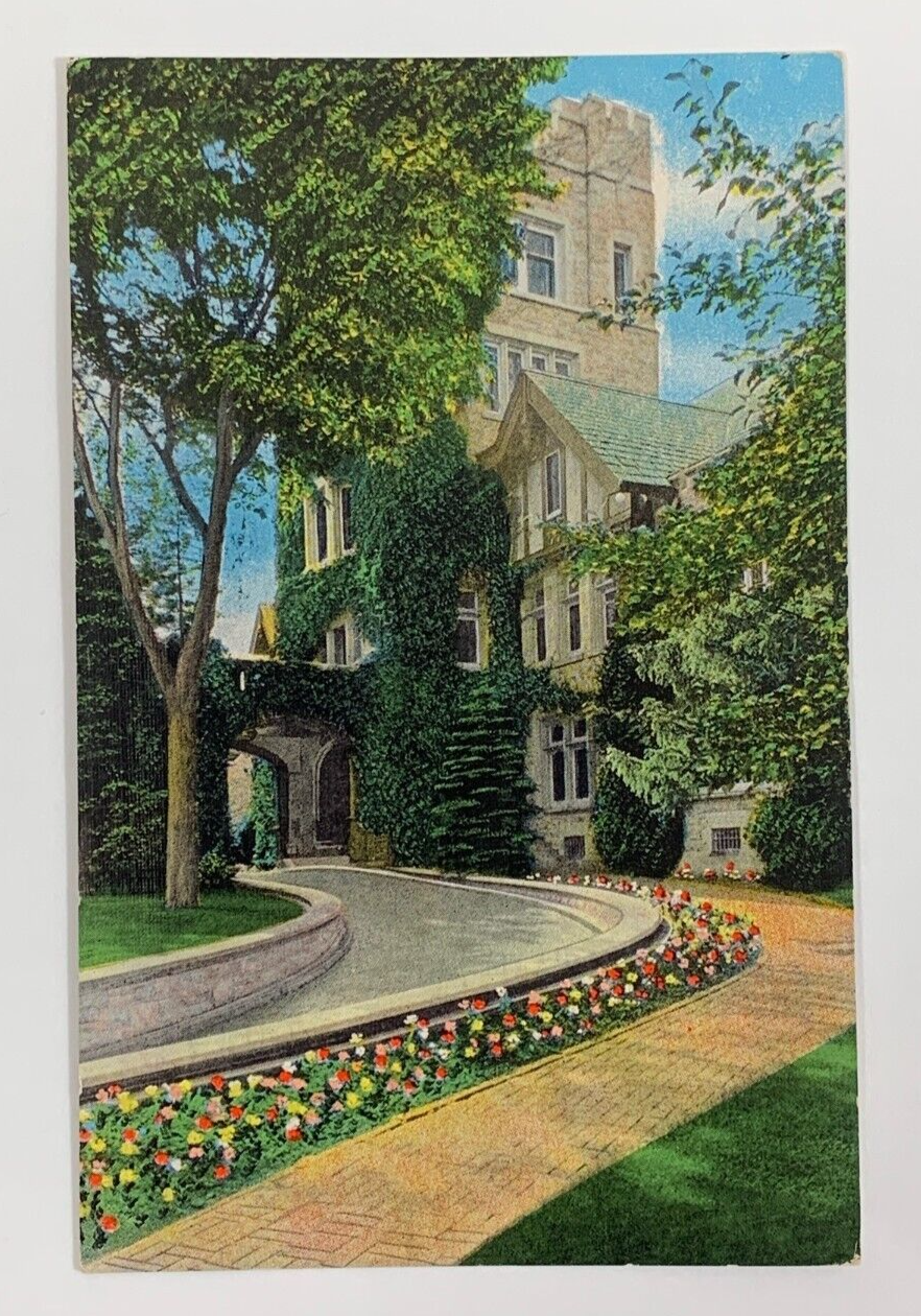Mayo Foundation House Rochester Minnesota Postcard Linen