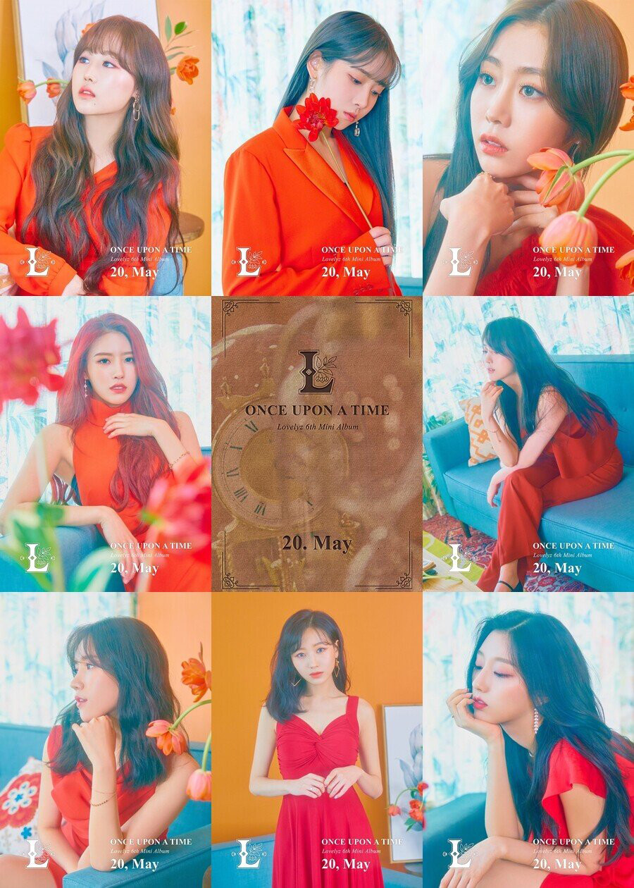 LOVELYZ ONCE UPON A TIME 6th Mini Album 2 Ver SET 2CD+2Buch+Brief+