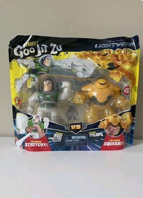 2022 Heroes of Goo Jit Zu DISNEY PIXAR Buzz Lightyear & Yellow Zyclops NEW 2 Pck