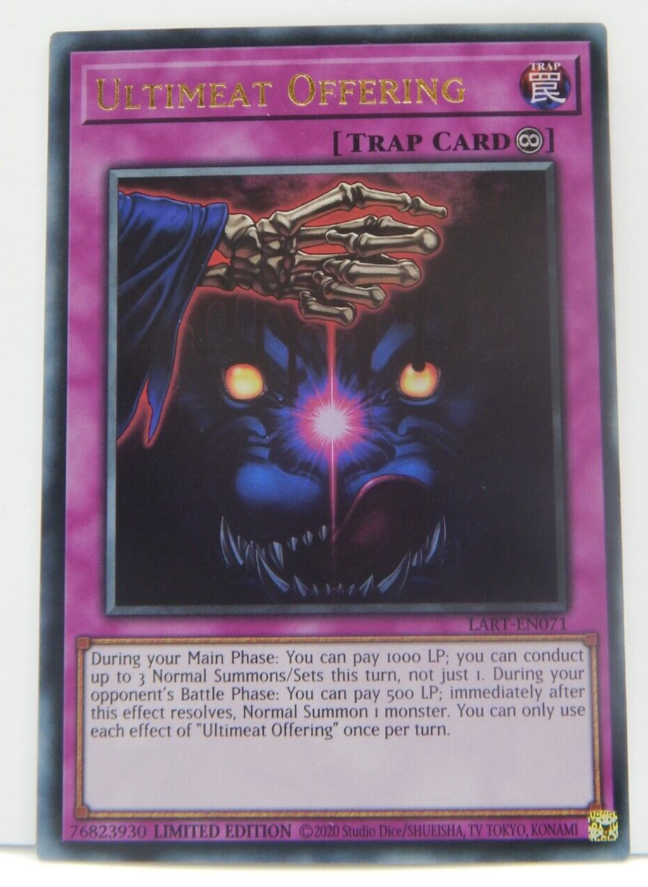 YuGiOh Lost Art Promo Rare - LART-EN070 - ULTIMATE OFFERING