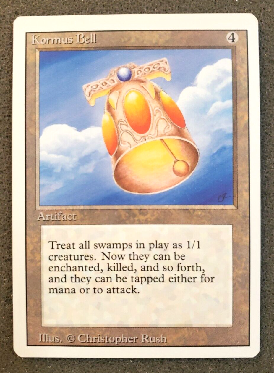 マジック：ザ・ギャザリング - 【サインド】MTG 3ED コーマスの鐘/Kormus Bell 英語版 Kormus Bell NM MTG Revised 3rd Magic UN-PLAYED EXCELLENT