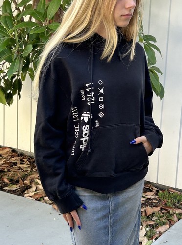 【ALEXANDER WANG】REVERSIBLE HOODIE S Alexander Wang Unisex Crystal Hotfix Hoodie | REVERSIBLE