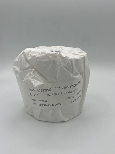 Printer Label Rolls RSS BP Toshiba P/N: 7690-17-000-1541