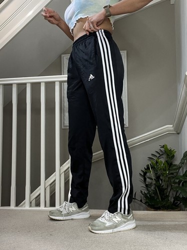 パンツ 00s adidas wide track pants y2k teck M Y2K Adidas Oversized Fit Track-pants Tracksuit Bottom Size