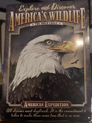 The Bald Eagle 3d Sign