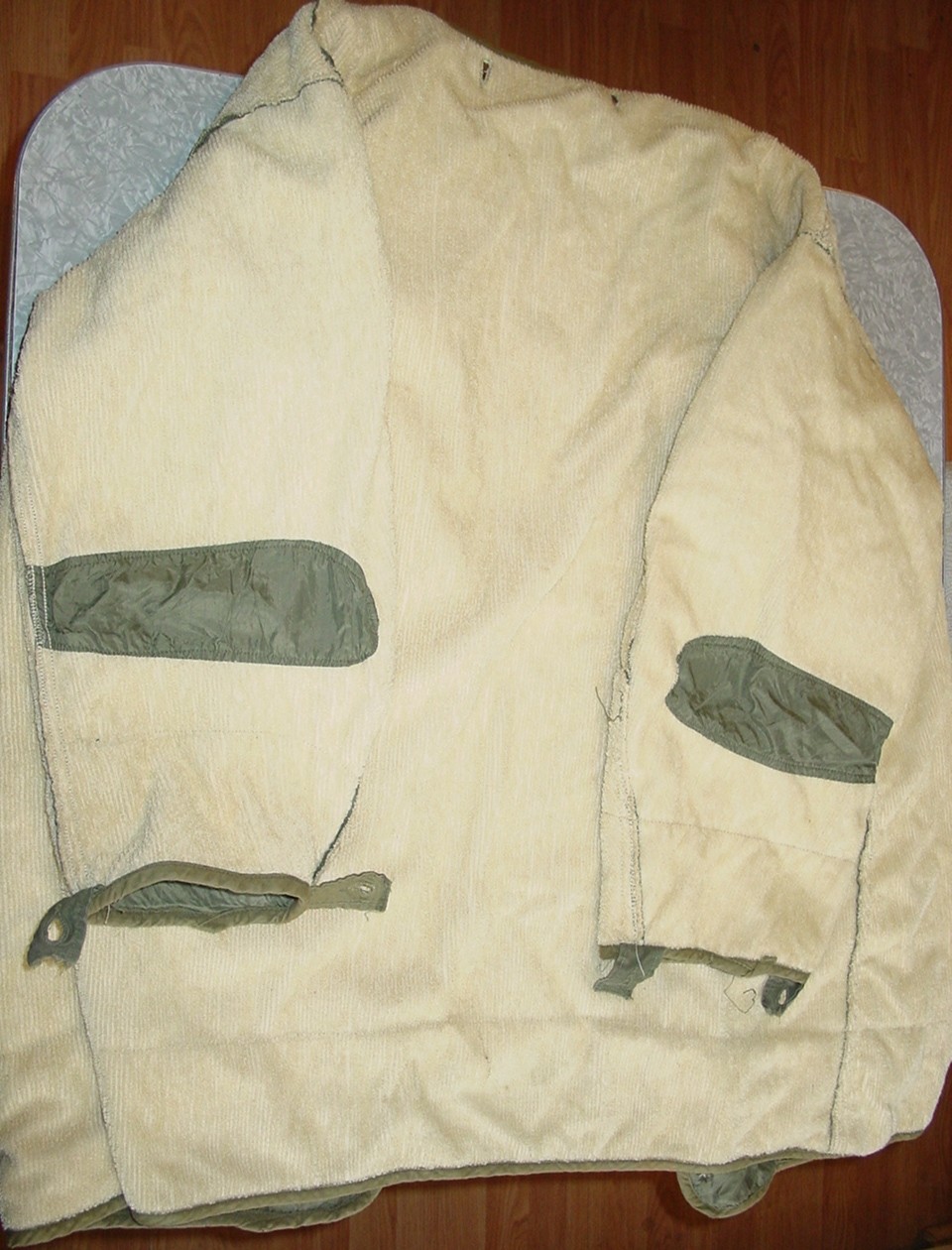 Korean War Era Military Army M1951 Fishtail Parka Liner Medium Mohair Frieze Vtg