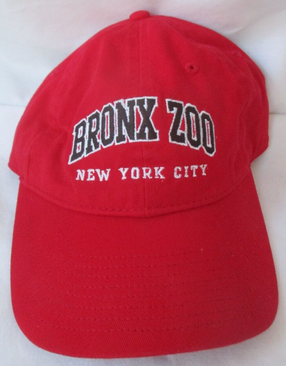 帽子 Soomrorlater BRONX ZOO NEW YORK CITY THE GAME RED COTTON ADJUSTABLE CAP