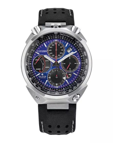 Pre-owned Citizen Promaster Av0088-01l Eco-drive Tsuno Chrono Men Watch Usus