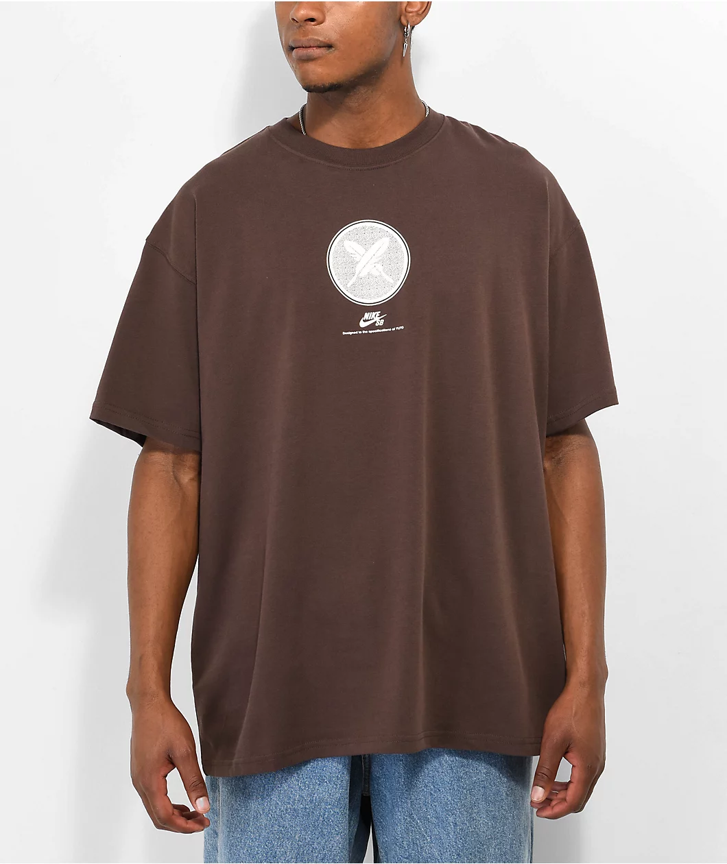 Nike SB x Yuto Max90 Skate Tee - Brown - SIZE S ✓ FREE AUS Nike SB x Yuto Max90 Skate Tee - Brown - SIZE S ✓ FREE AUS