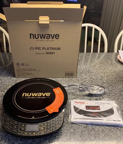 NuWave PIC Platinum 30401 Precision Induction Cooktop Black NEW IN BOX