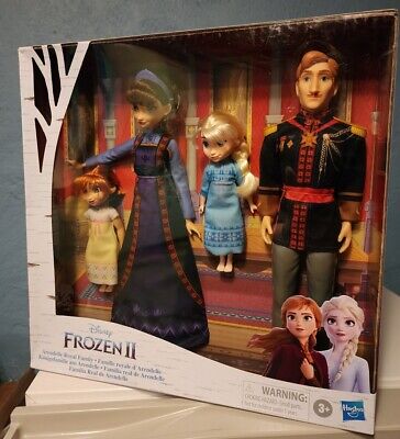FROZEN 2 ARENDELLE ROYAL FAMILY DOLL SET EXCLUSIVE QUEEN IDUNA KING AGNARR YOUNG