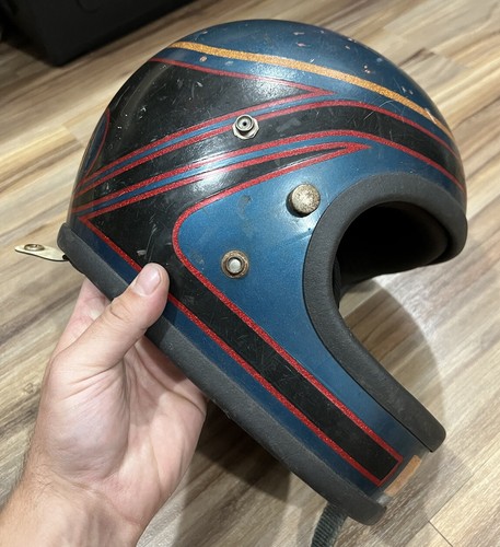 vintage BIKE football helmet size Medium M w/ face mask | eBay
