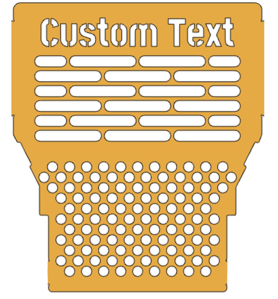 Kubota L2501/L2502/L3302/L3902/L4802 Brush Guard Insert ( w/ LA526_LA766 Loader)