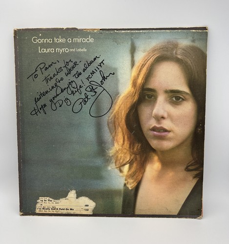 Gonna Take A Miracle Laura Nyro LP - WKNR Radio Auto By Pat
