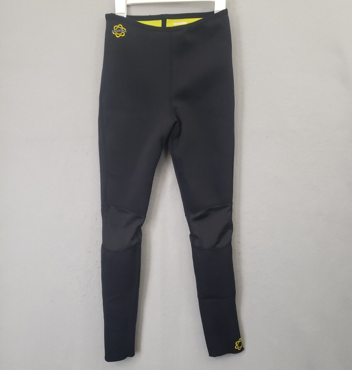 Zaggora Hot Pants Capri Womens Size Small Black Neoprene Thermo Workout Sauna
