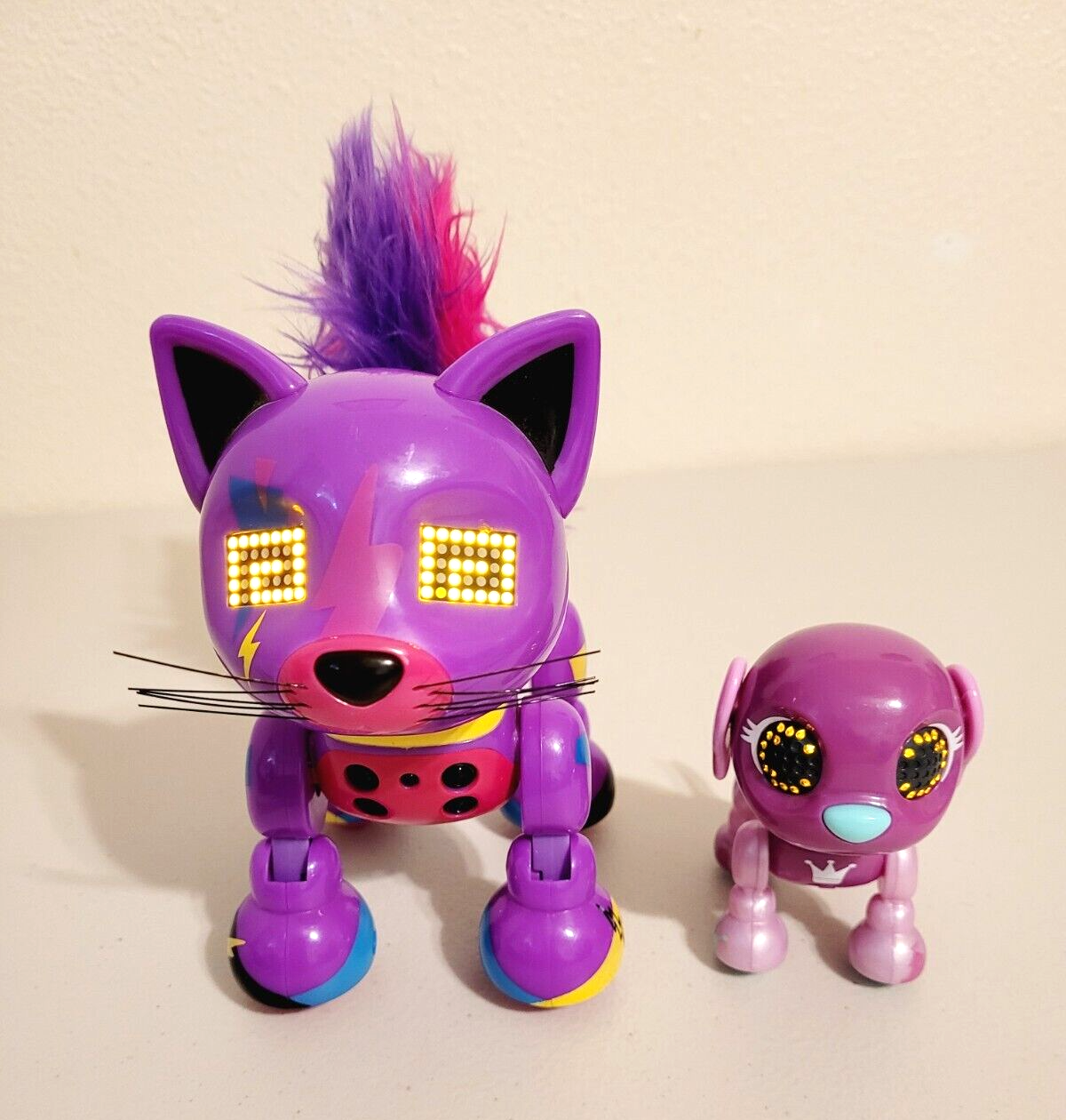 Spin Master Zoomer Meowzies Lucky Cat & Zups Royal Pups Queen Interactive Toys