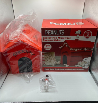 Peanuts Speedy-Pop Microwave Popcorn Maker Snoopy - Open Box Never Used