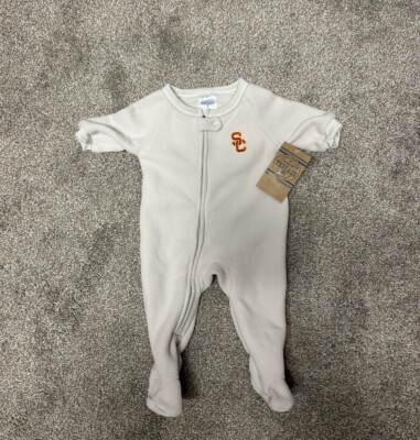 USC Trojans Rivalry Threads NCAA Footie Size 0-3 Months