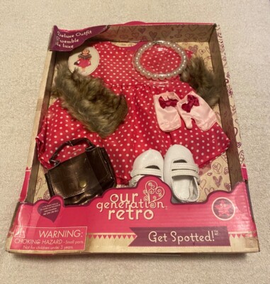 2015 Maison Joseph Battat Ltd Our Generation Doll Retro ''Get Spotted!''- NEW