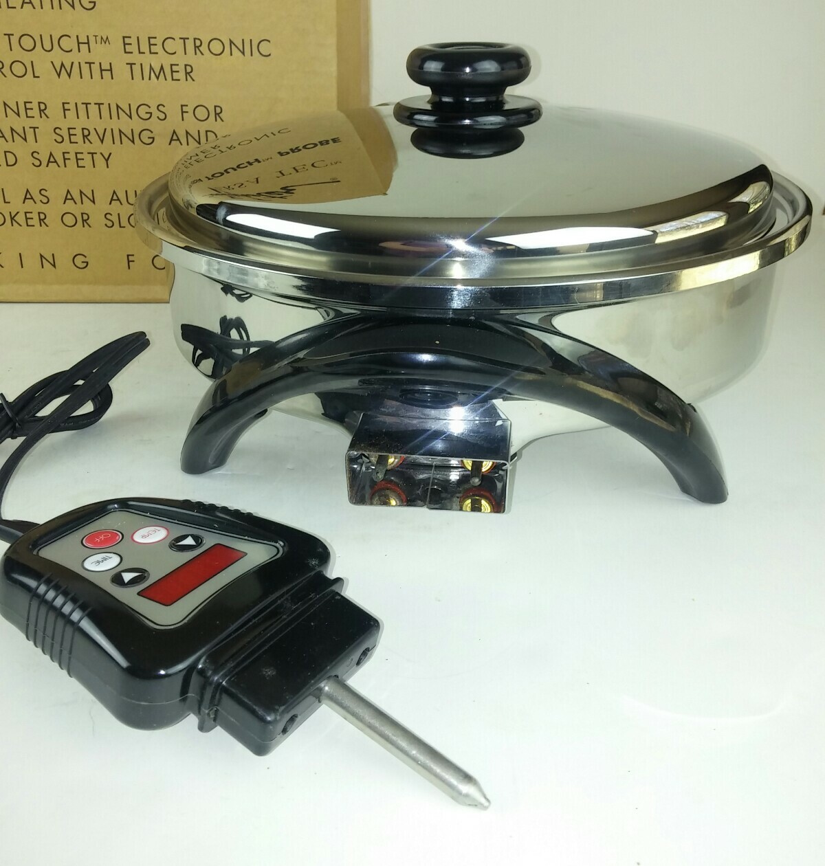 Saladmaster Electric Skillet K7356 Oil Core Versa Tec Touch Probe KCTN05063
