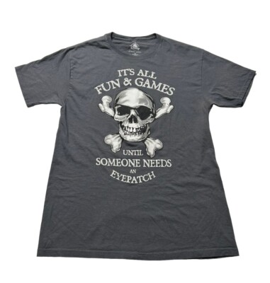 Disney Parks Pirates Of The Caribbean Fun And Games Gets An Eye Patch Adult MD