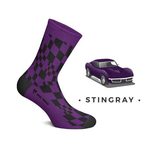 Sting Ray And Midlife Classic Car Sticker