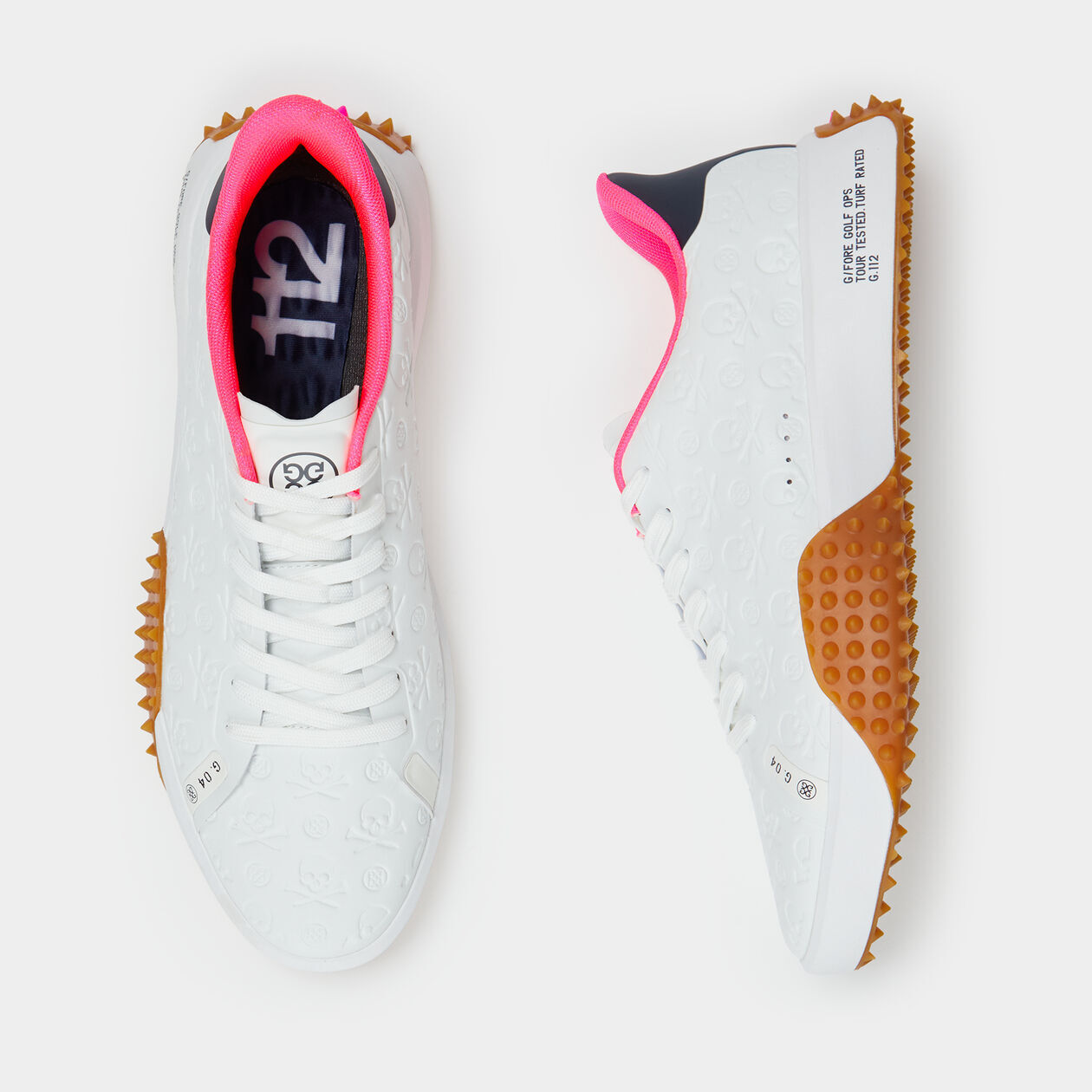 New Mens G/FORE G.112 DEBOSSED SKULL & TEES GOLF SHOE