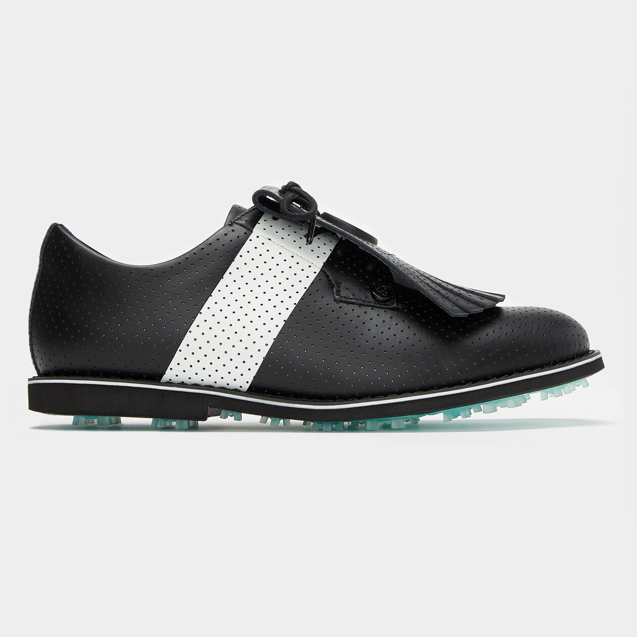 New G/FORE GFORE GALLIVANTER PERFORATED LEATHER KILTIE GOLF SHOE
