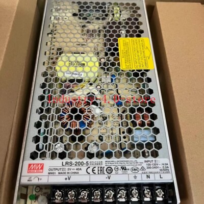 New Mean Well  LRS-200-5  Power Supply
