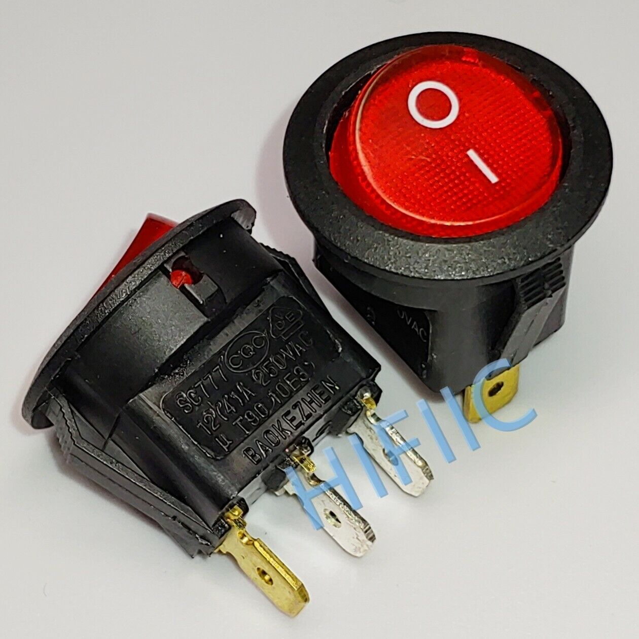 BAOKEZHEN BKZ SC777 Power On Off Rocker Switch SC768-1 12A BAOKEZHEN BKZ SC777 Power On Off Rocker Switch SC768-1 12A