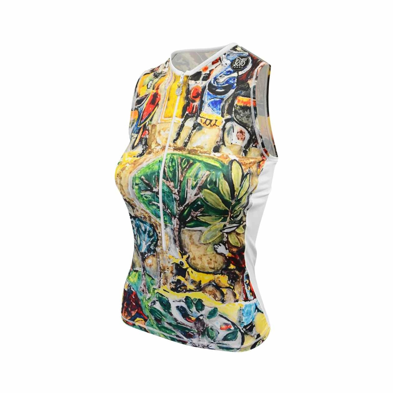 Женский облегающий топ DeSoto с застежкой-молнией - 2025