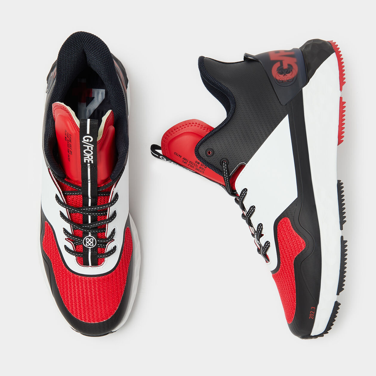 New Mens G/FORE MG4+ COLOUR BLOCK MID-TOP GOLF SHOE