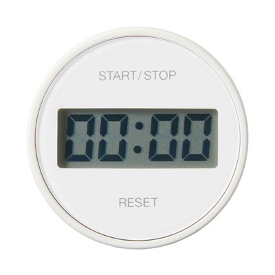 MUJI Dial Type Kitchen Timer φ62 x 23 mm White Magnetic Timer TD-393